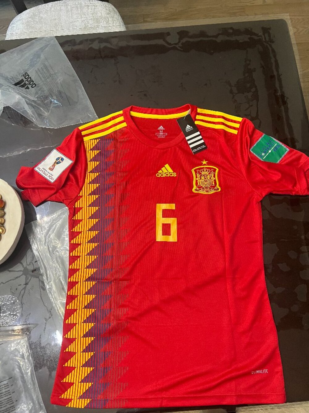 2018 Iniesta Spain Jersey